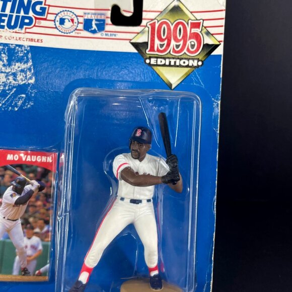 Starting Lineup 1995 Edition Mo Vaughn MLB Action Figure & Card - Picture 5 of 6